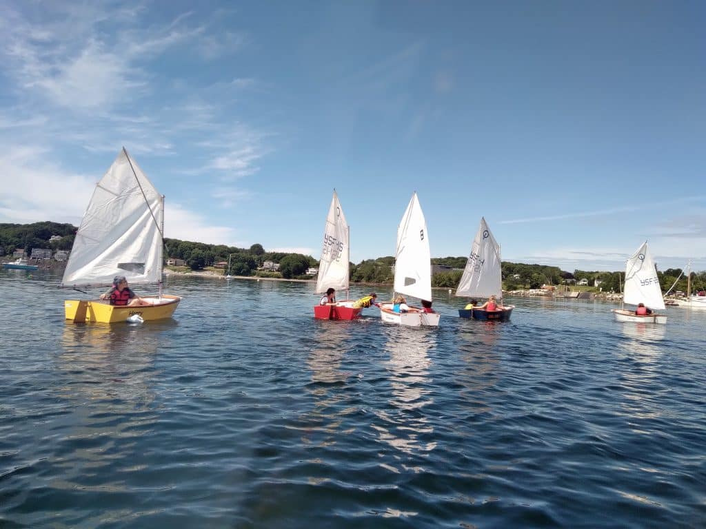 Kids Sailing Class in Rockland, Maine, at Sail, Power, and Steam Museum