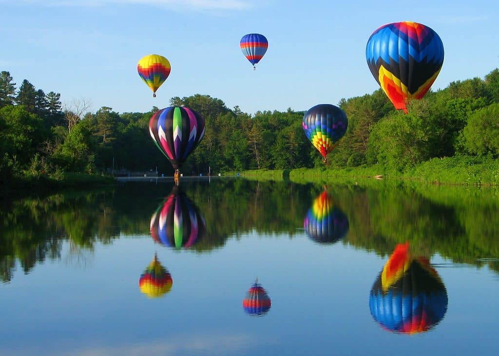 Vermont June Event Quechee Hot Air Balloon Festival