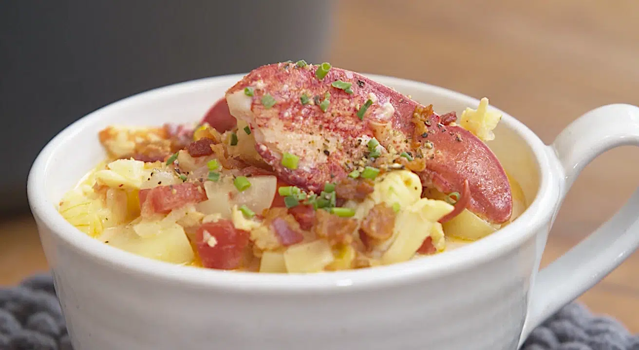 Amy's lobster chowder