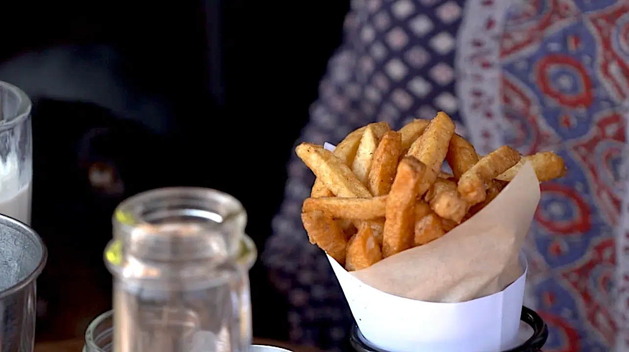 Fries at Duck Fat in Portland Maine