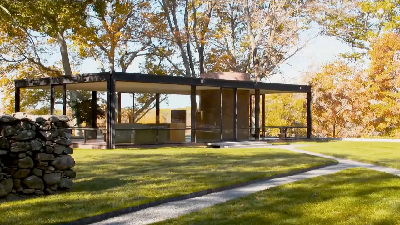 The glass house museum.