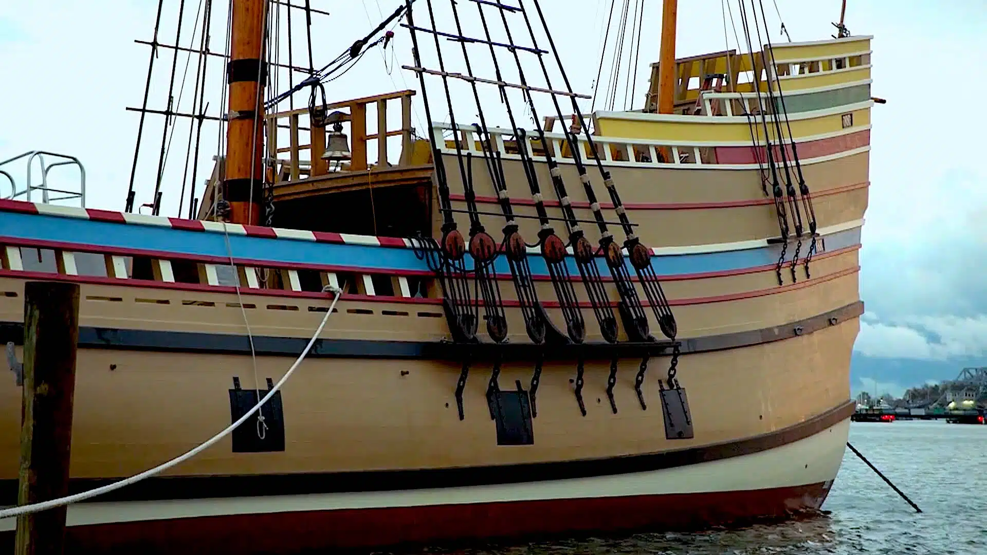 The Mayflower II ship