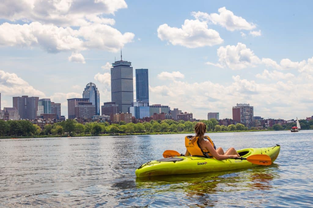 Charles River kayak