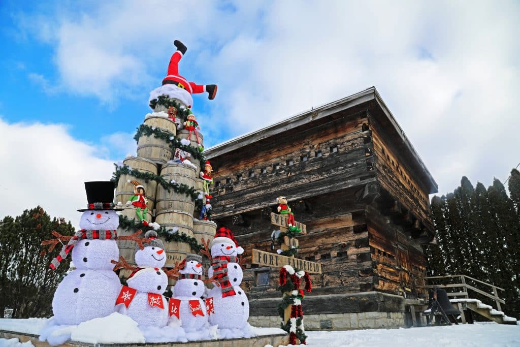 Potato Barrel Christmas Tree in Fort Fairfield, Maine