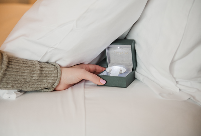 Diamond earrings magically appear under guests' pillows at Omni Boston Hotel at the Seaport.