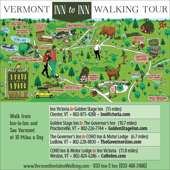 Vermont Inn to Inn Walking Tour