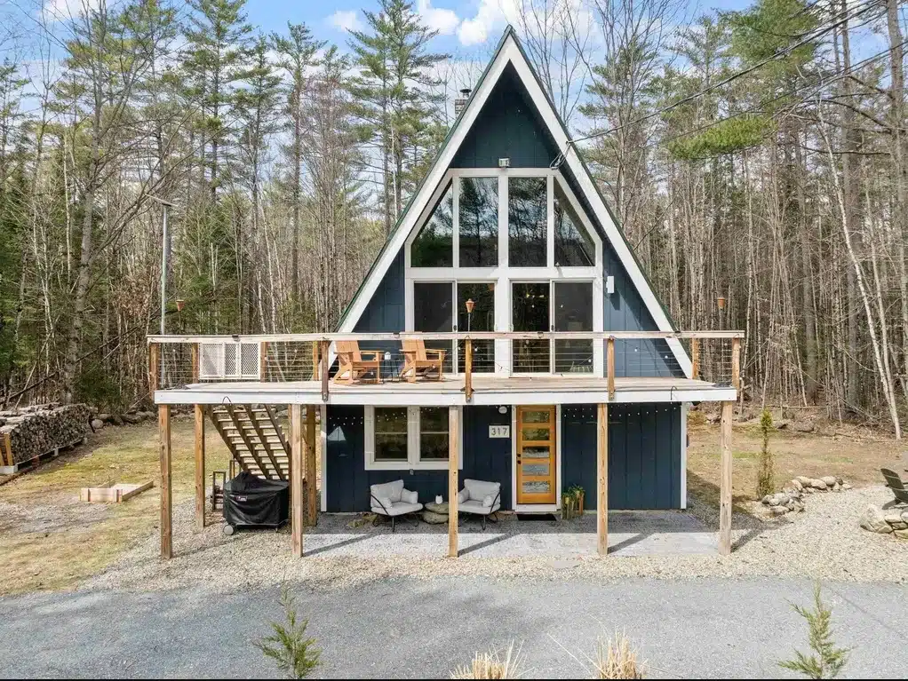 House for Sale Archive | A Cozy Updated New Hampshire Chalet in the Mountain Lakes District