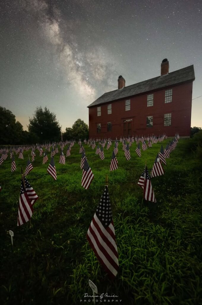 Flag Field for Heroes at the Nathan Hale Homestead