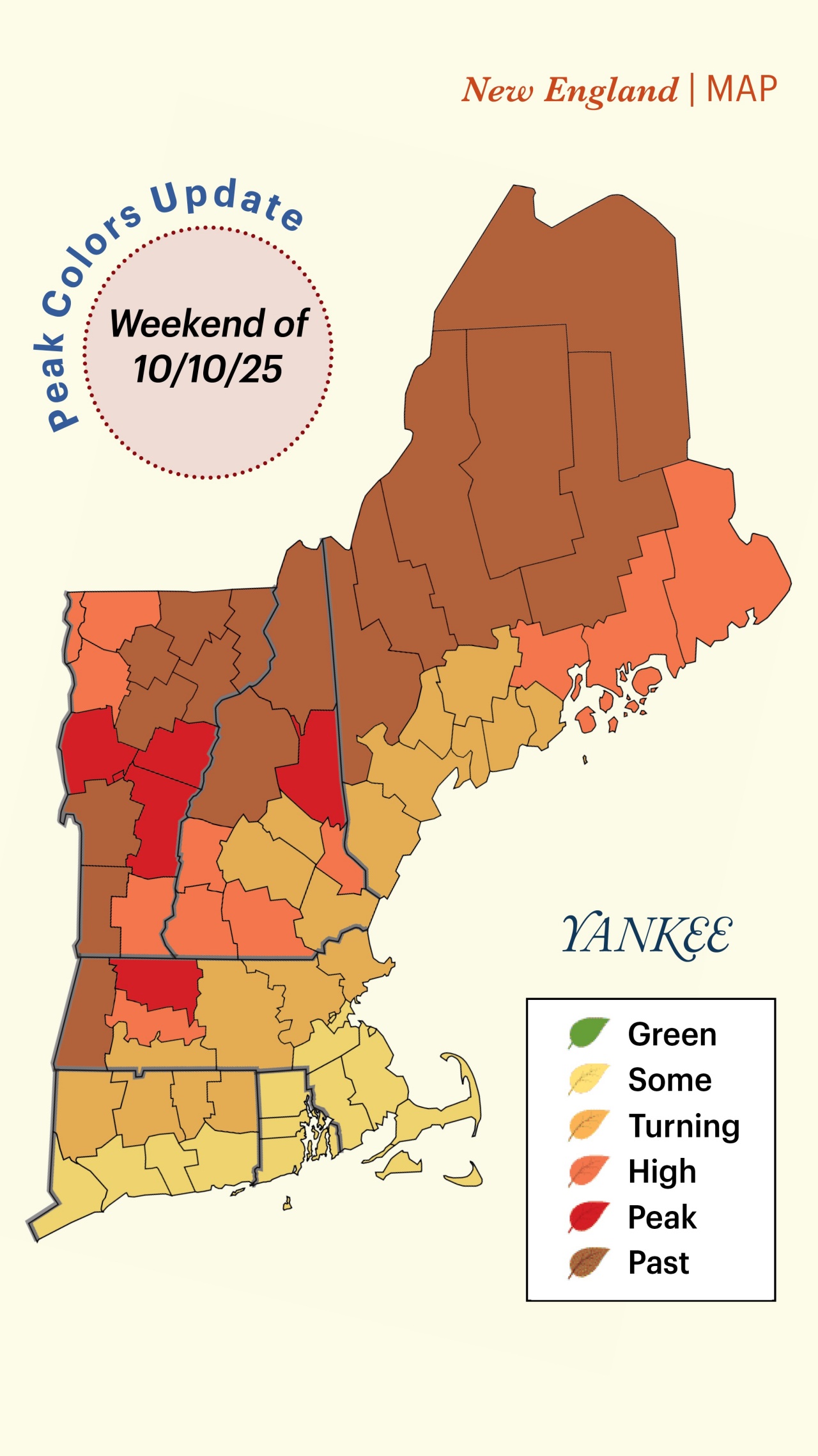 2025 New England Fall Foliage October Update | Early Peaks, Patchy ...