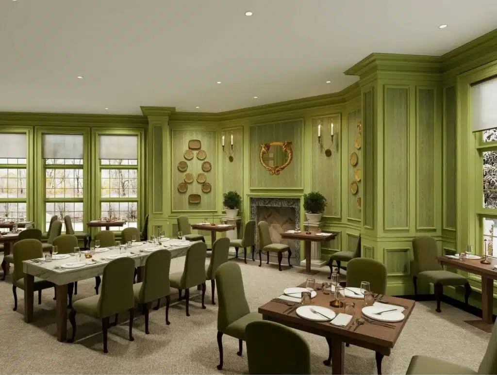 The Bedford by Martha Steward at Foxwoods - Green Room rendering