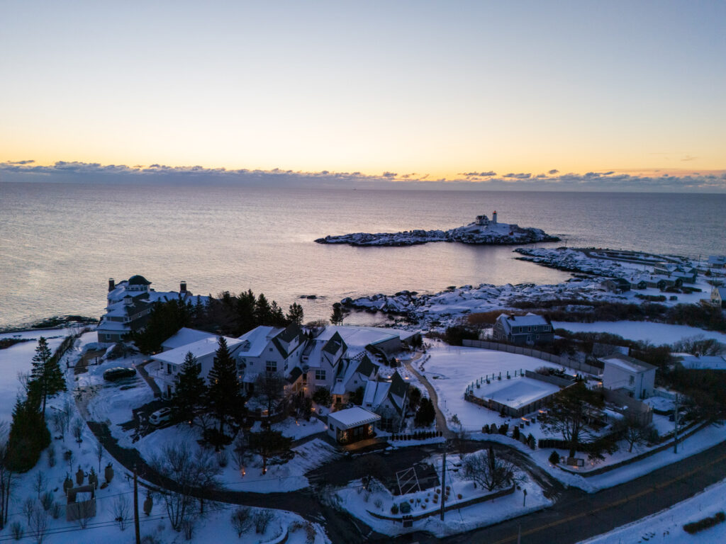 Aerial of Viewpoint Hotel in York, Maine