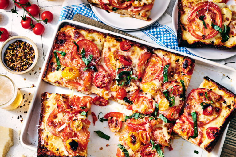 Weeknight Detroit-Style Tomato Pie