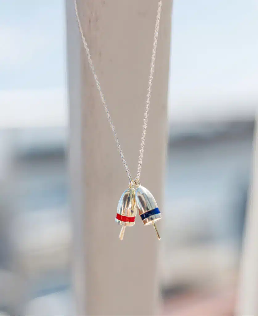 Patsy Kane buoy pendants in sterling silver