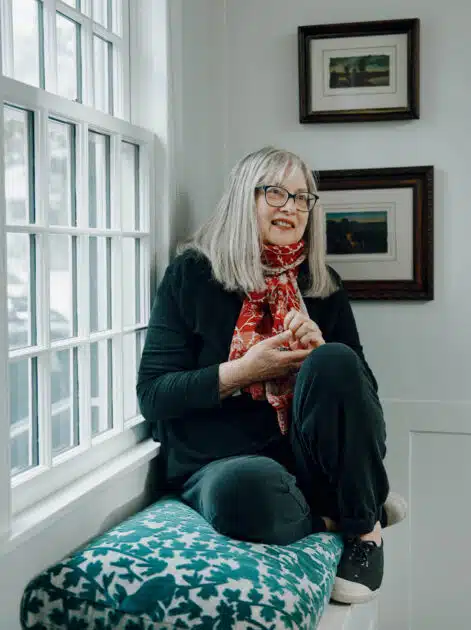 Novelist Alice Hoffman at her home in Cambridge, Massachusetts.