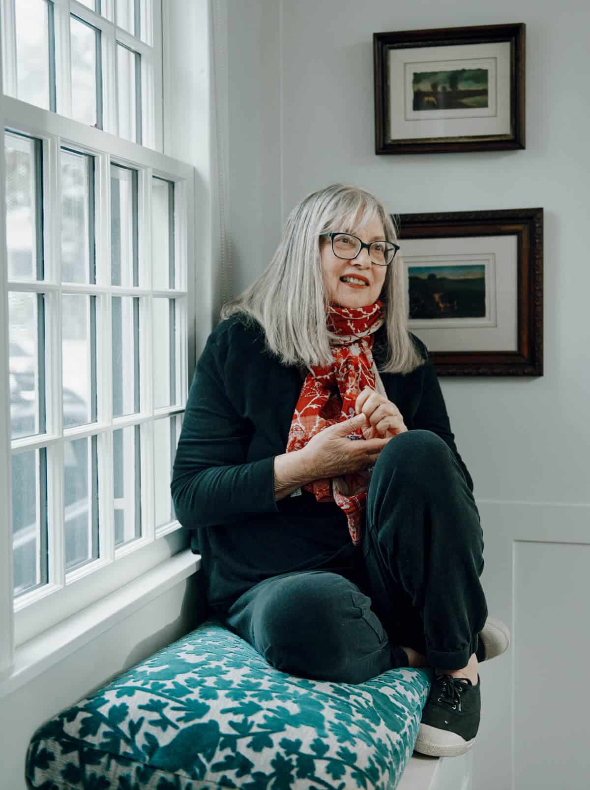 Novelist Alice Hoffman at her home in Cambridge, Massachusetts.