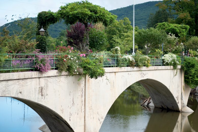 Bridge of Flowers in Shelburne Falls, MA