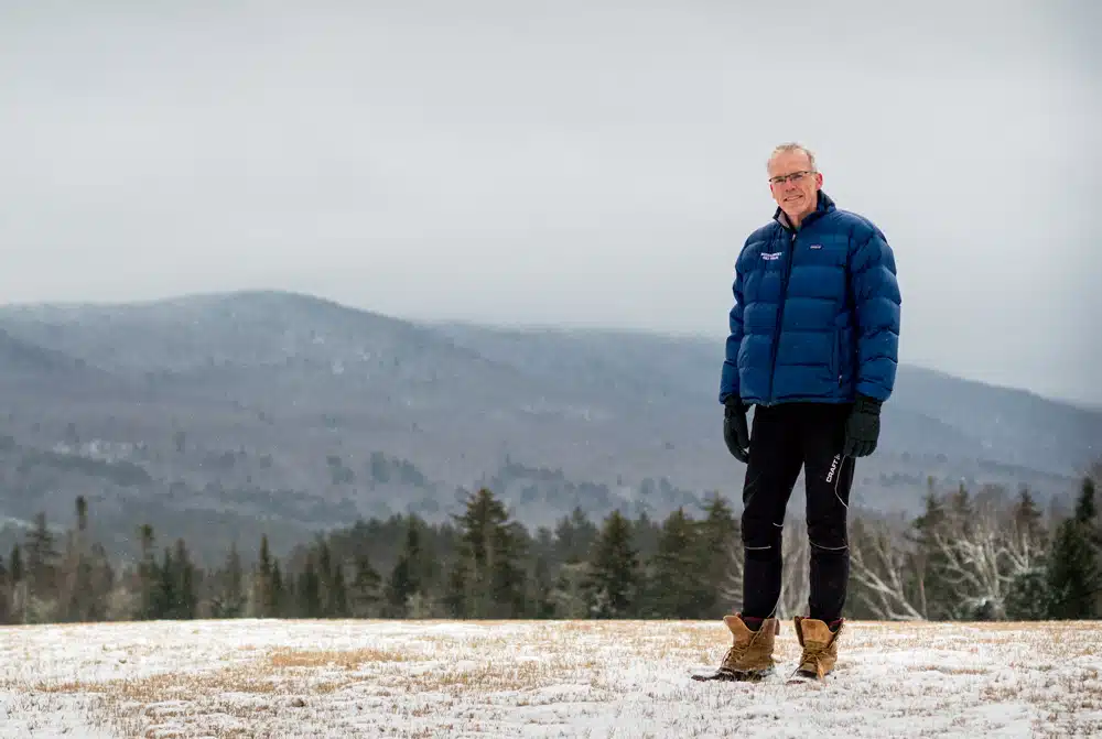 Protected land in west-central Vermont