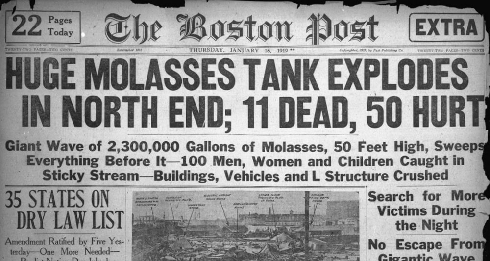 The Great Molasses Flood | Footnote to History - New England Today