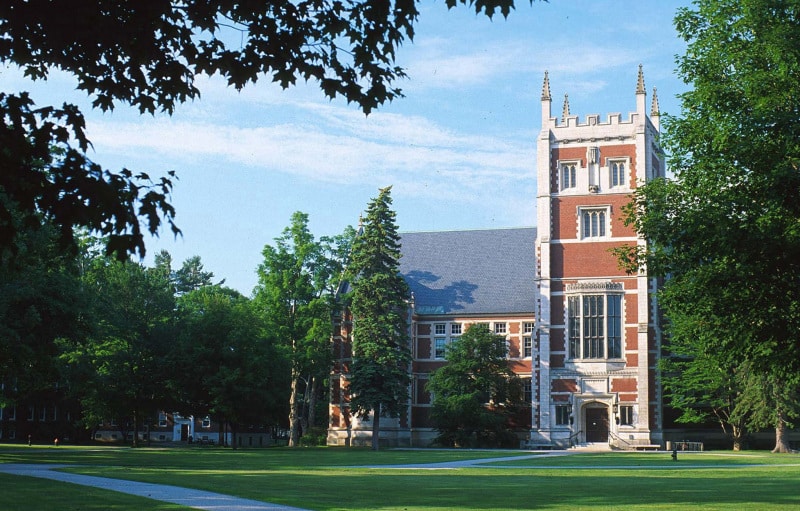 Hubbard Hall, Bowdoin College campus | Things to Do in Maine