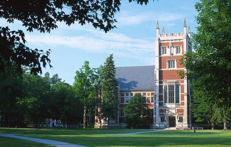 Hubbard Hall, Bowdoin College campus | Things to Do in Maine