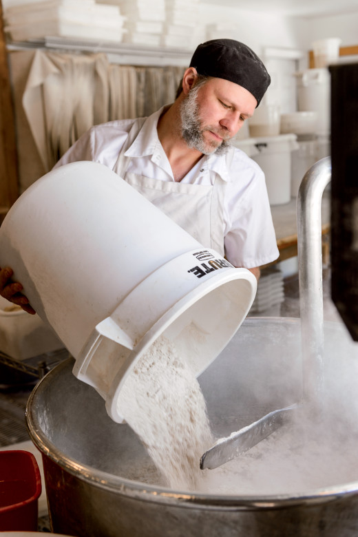 Testing the Mockmill with Andrew Heyn at Elmore Mountain Bread