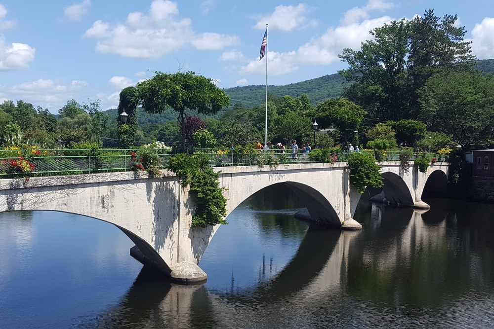 The Bridge of Flowers in Shelburne, MA New England Today