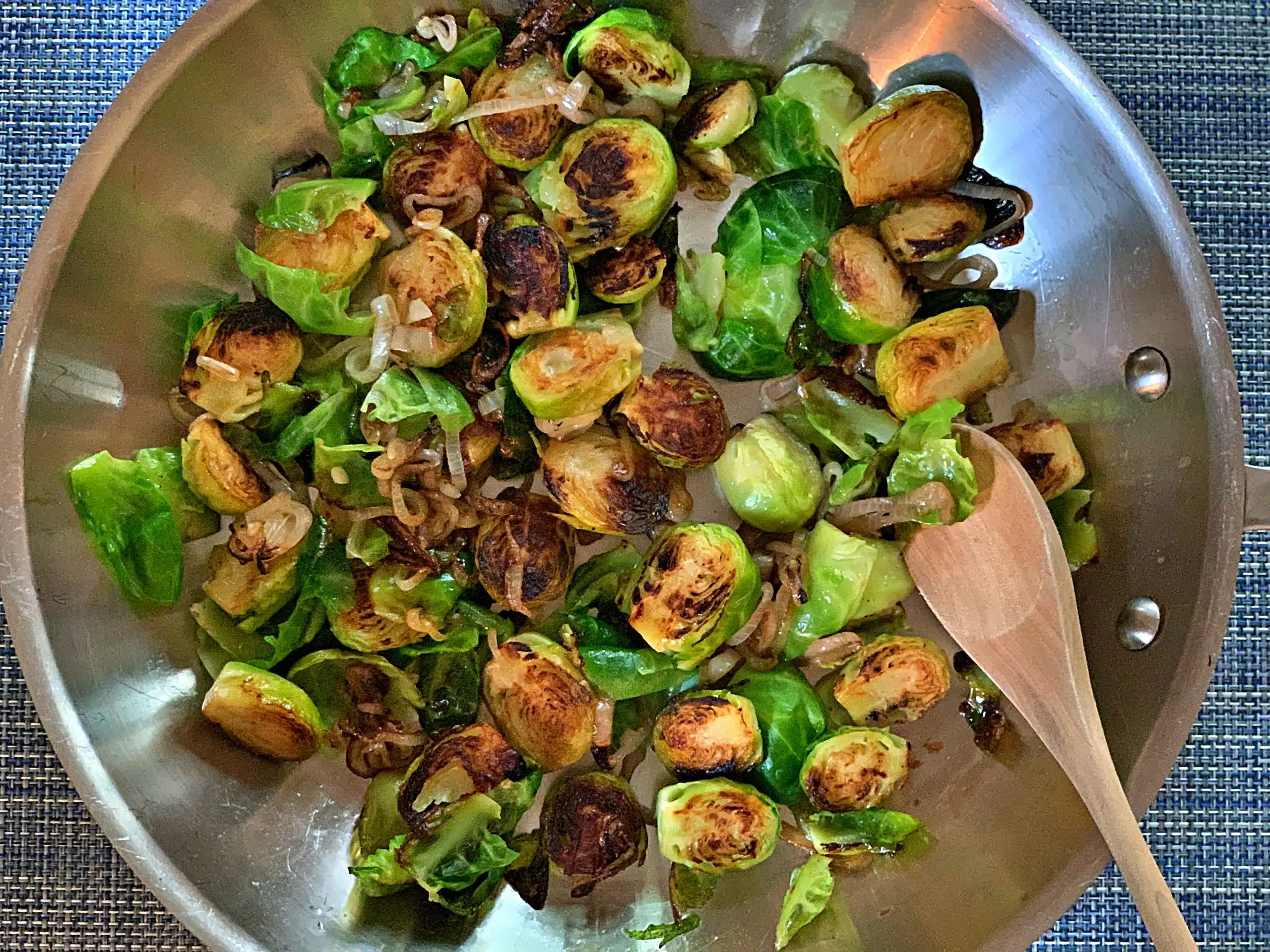 Roasted Brussels Sprouts with Shallots
