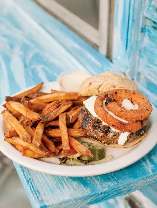 A perfect beachside bite from Crazy Burger.