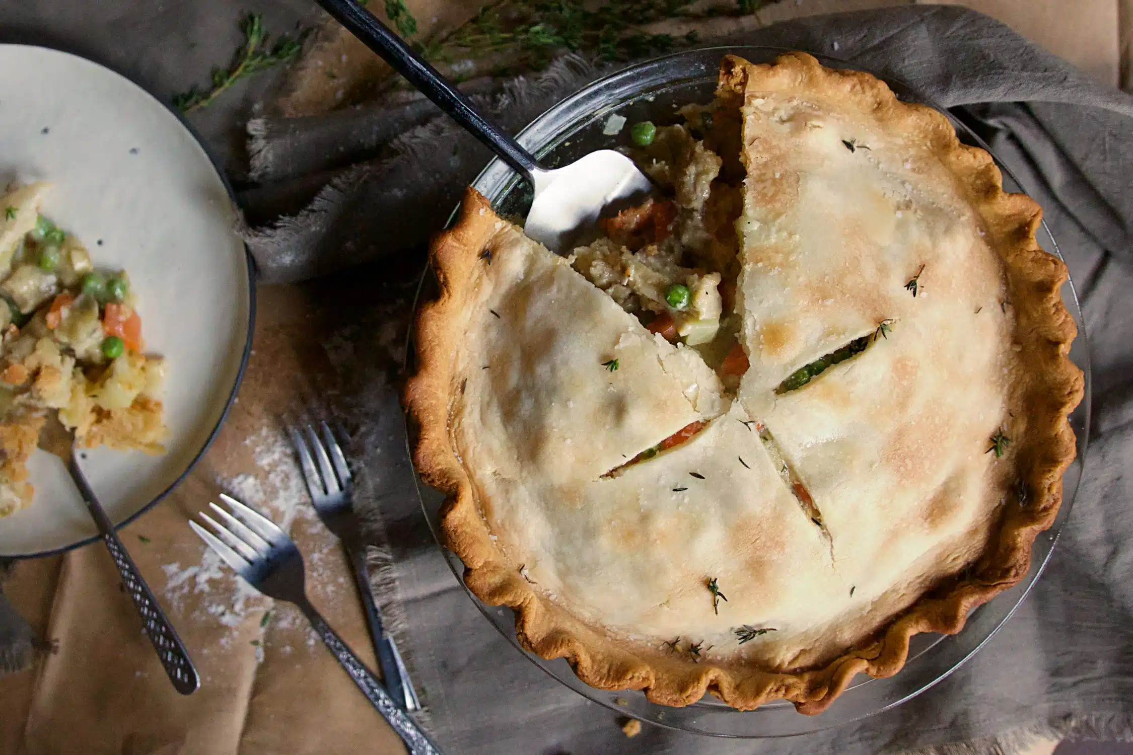 Chicken Pot Pie with Vegetables Recipe