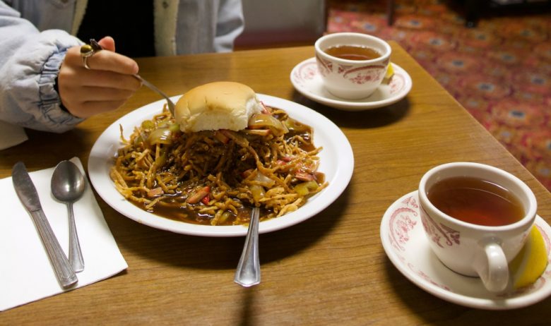 Chow Mein Sandwich at Mee Sum in Fall River, MA 3