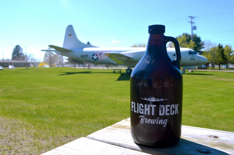 Flight Deck’s brews include fun names like Wright Stuff and Subhunter. 