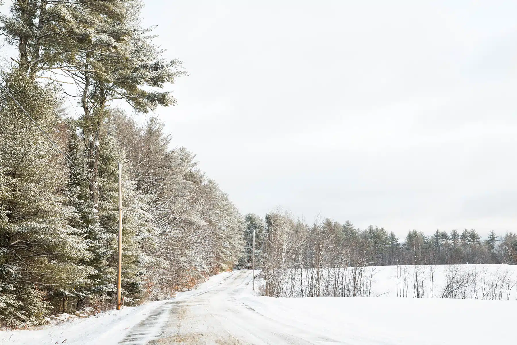 Wintertime. Hiram, Maine.