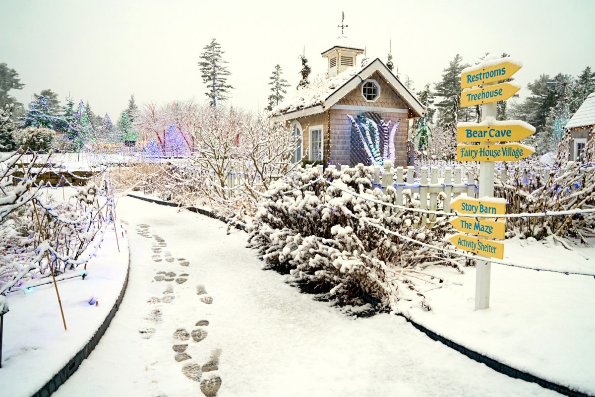 Christmas at the Coastal Maine Botanical Gardens 