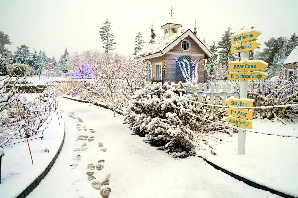 Christmas at the Coastal Maine Botanical Gardens