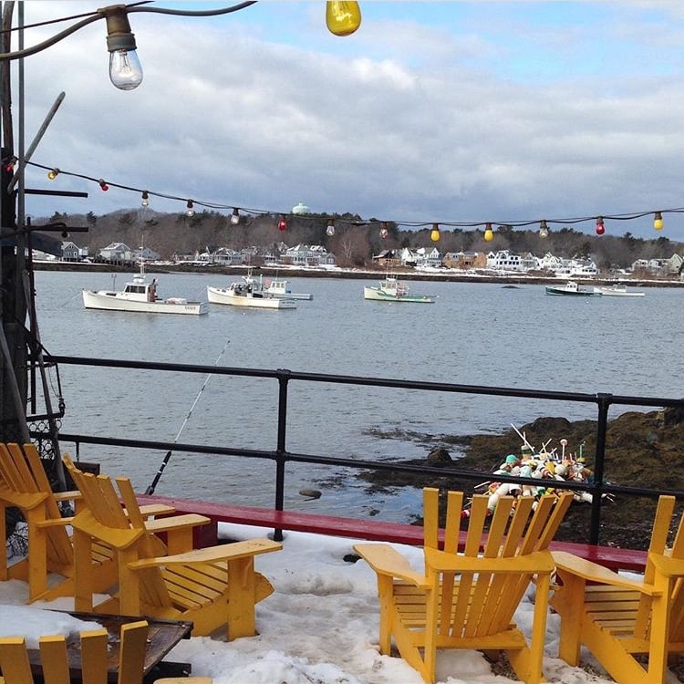 View from The Ramp in Cape Porpoise, Maine. 