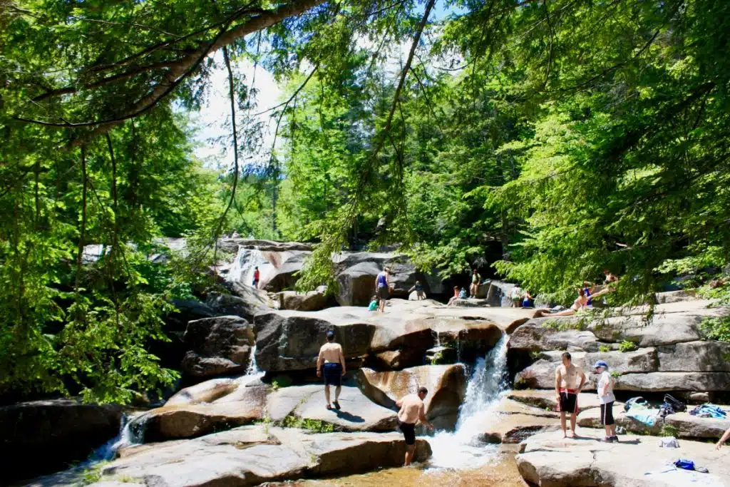 10 Must-See Waterfalls in New England - Exploring Diana's Baths | Bartlett, NH