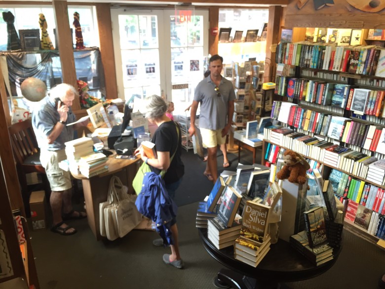 Downtown Nantucket offers two great bookstores: Nantucket Bookworks, which stays open until 10 P.M., and Mitchell's Book Corner (pictured here). Both offer robust Nantucket sections, including every title from local favorite, Nathaniel Philbrick.