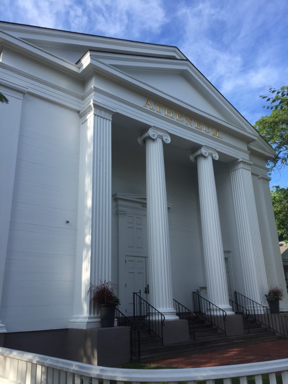 One of the final stops during my Nantucket stay was at the Atheneum, Housed in an historic 1847 building it just may rank as one of New England's prettiest small town libraries. 