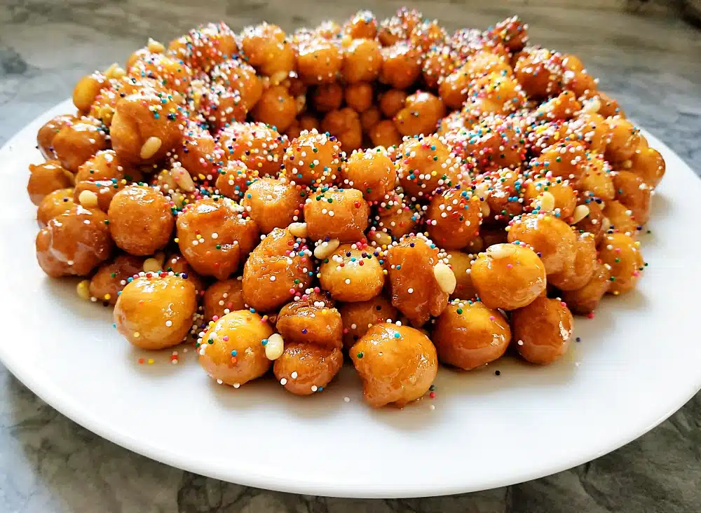 Italian Honey Balls (Struffoli)