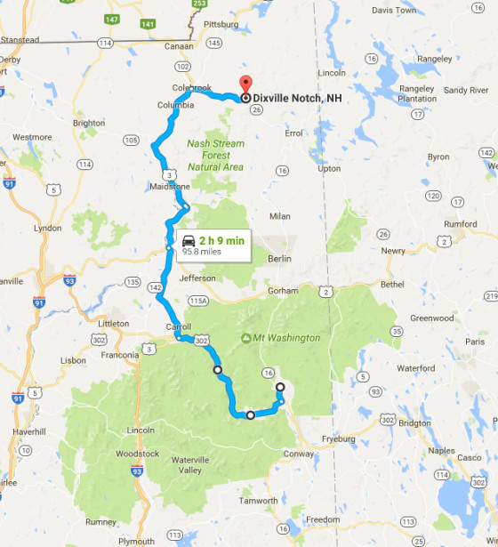 Map Of Dixville Notch Nh 2024 - Tonia Emogene