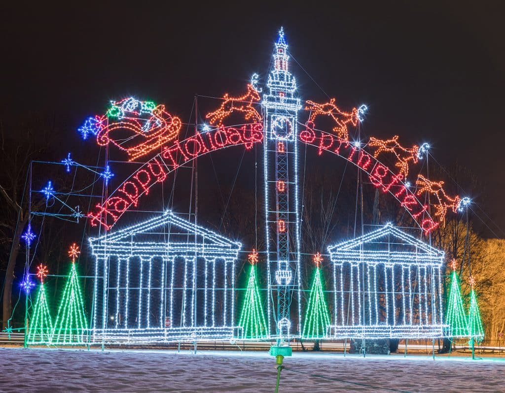 See the Holiday Lights in Massachusetts New England