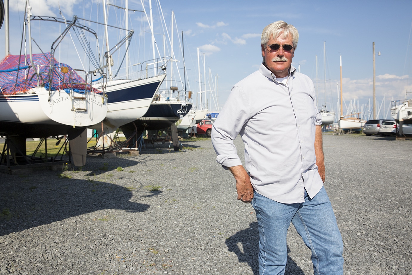 Mickey Maynard, possibly the most sought after fisherman on the lake, spent some time with us sharing lake stories down in the Plattsburgh Marina.