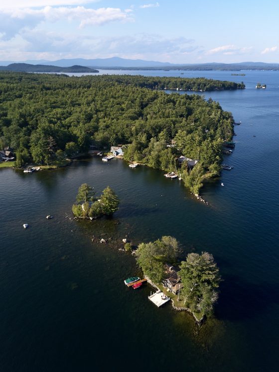 Scenes from Lake Winnipesaukee in Summer New England Today
