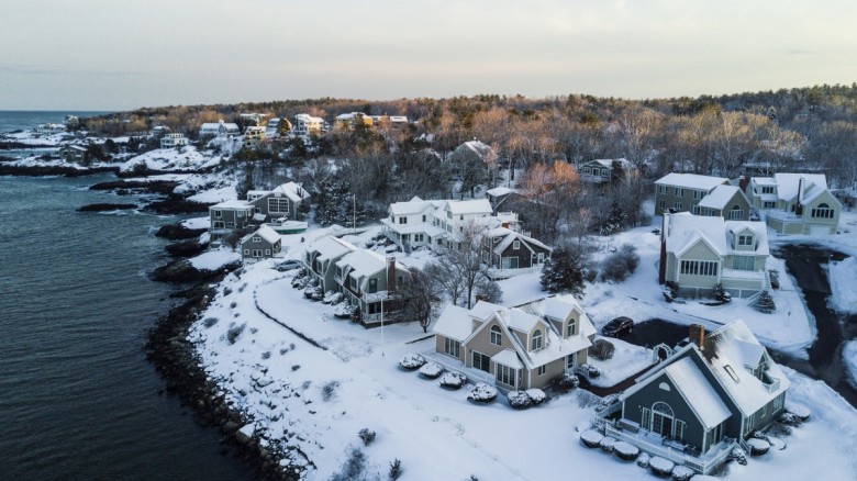 Ogunquit, Maine in Winter | Perkins Cove & Marginal Way