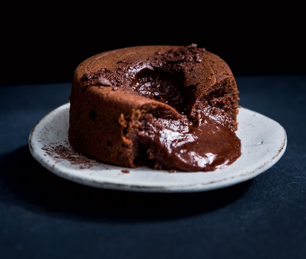 Salted Chocolate Pudding Cakes