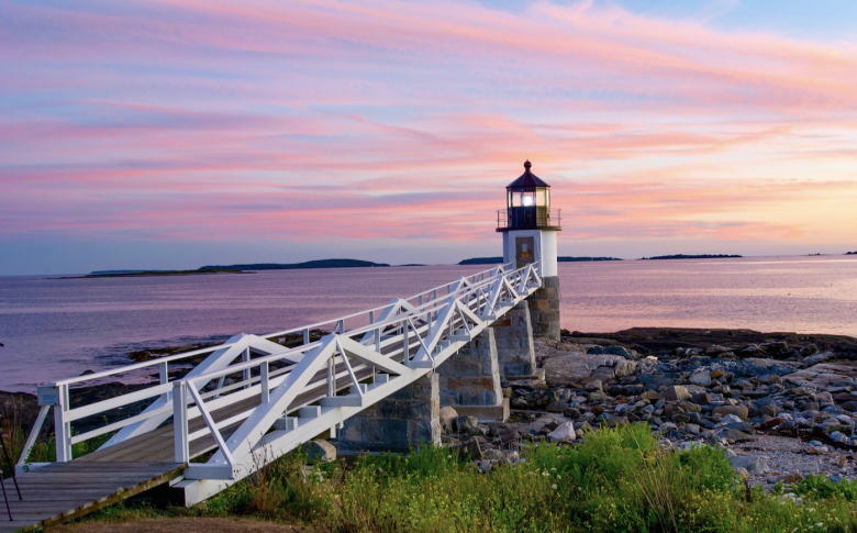 Most Beautiful Lighthouses in New England Marshall Point Lighthouse in Port Clyde Maine