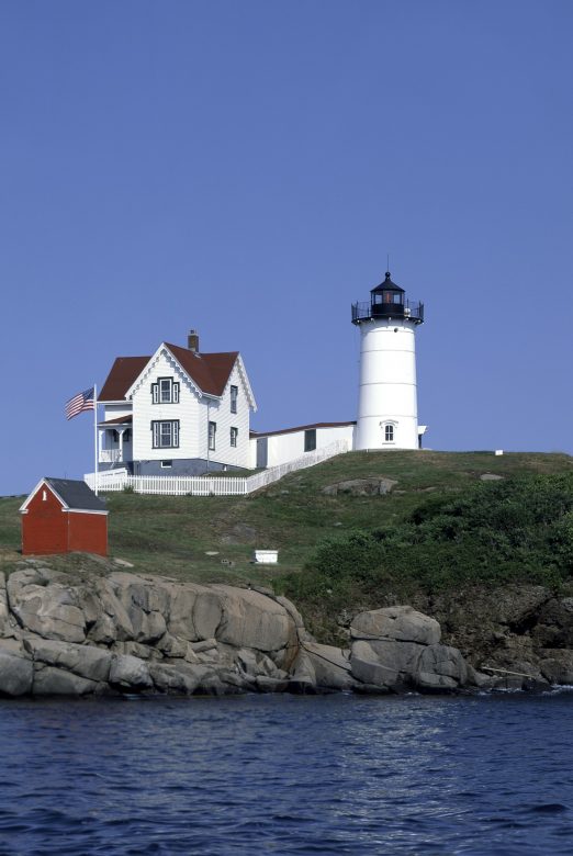 Most Beautiful Lighthouses in New England Nubble Lighthouse in Cape Neddick York Maine.jpg