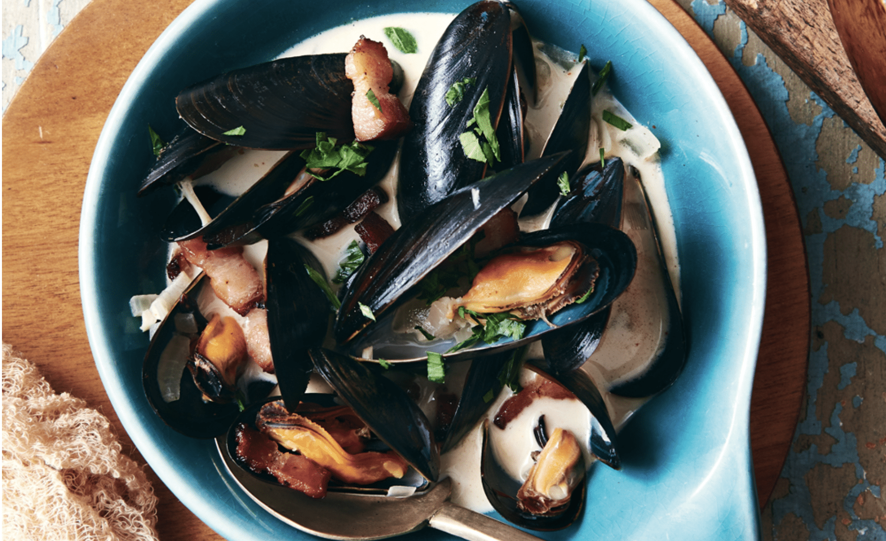 Mussels in Cider Cream Sauce In Season New England Today