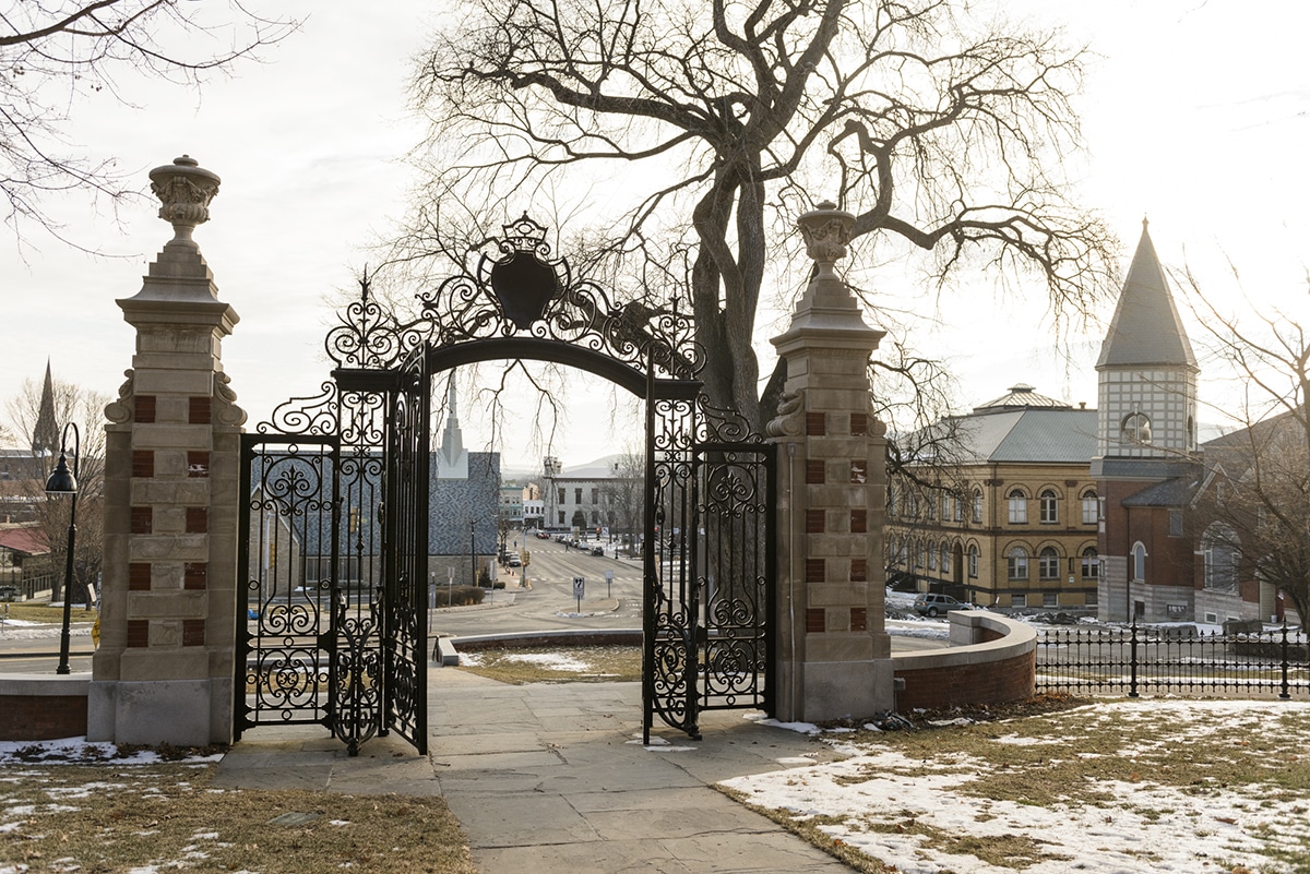 The view from Smith College of downtown Northampton.