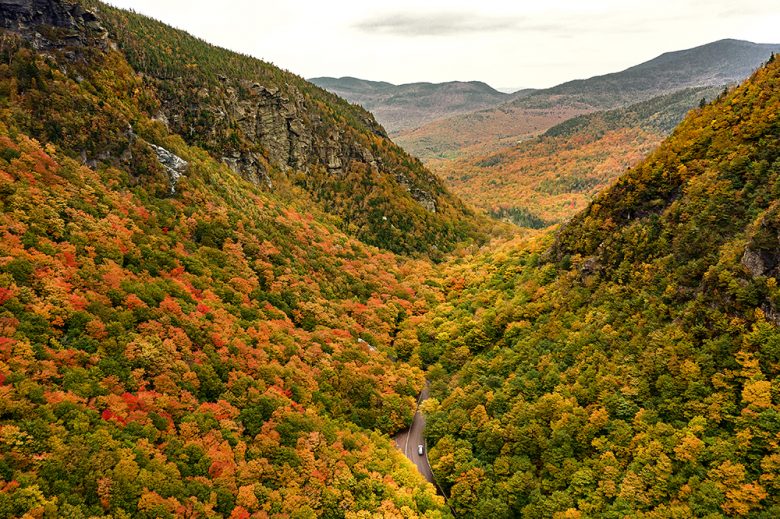 Road Trip through New England in Autumn